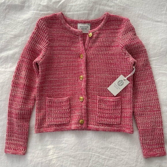 Hyacinth House Sweaters - Tuckernuck Pink Women's Cardigan Sweater